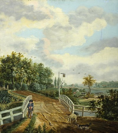 Bridge at Wedde by Assuerus Quaestius